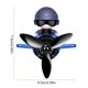 thumbnail image 2 of Mini ambientador de salida de aire piloto Clip de Perfume para rejilla de ventilación de coche astronauta (azul), 2 of 9