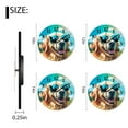 thumbnail image 2 of Personalized Analog Clock Non-Ticking Silent Wall Clocks Battery Operated Clocks with Picture Decorative for Living Room-Cool Golden Retriever Dog(10inch), 2 of 4