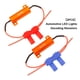 thumbnail image 3 of Sidaley Paquete de 2 decodificadores de luz de circulación diurna universales para coche, lámpara de repuesto, resistencias de carga de Bombillas para automóviles Rojo Sidaley VI016206-01B, 3 of 6