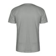 thumbnail image 4 of Yifymode Men's Waffle Knit Crew Neck Short Sleeve T-Shirt, Classic Fit Textured Breathable Casual Top Gray XL, 4 of 5