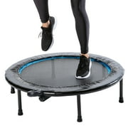 Athletic Works Circuit Trainer Trampoline with Steel Frame, Monitor and Adjustable Incline, 36Dx12H, 14 lbs., Black