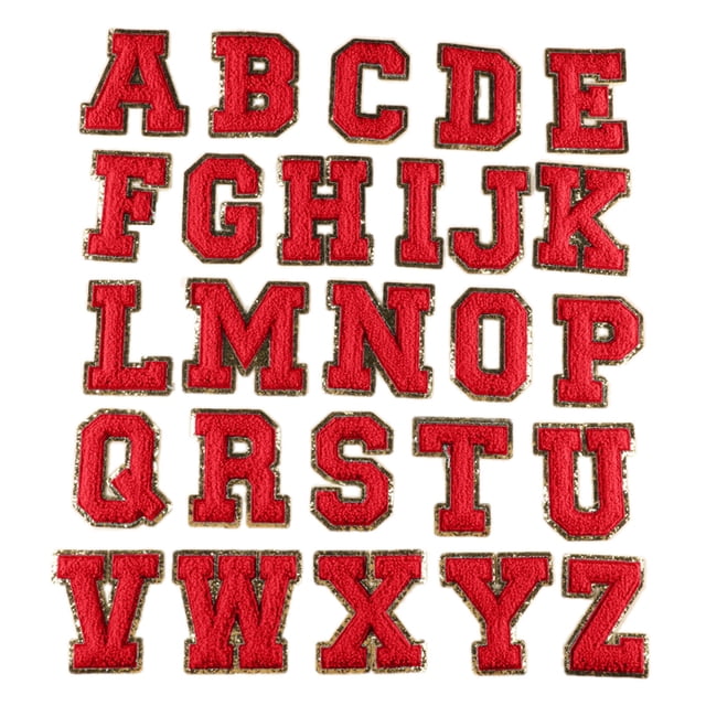 Hexang Cloth Embroidery Accessories Letter Embroidery Clothing Label Towel Computer Sticker Embroidery Cloth Embroidery English Badge Patch Label Sticker