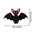 thumbnail image 3 of Paper Honeycomb Pumpkin Bat Hanging Ball Decoration for Halloween Party Window Display, 3 of 8