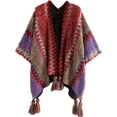 thumbnail image 5 of Cárdigan de punto informal para mujer, capa de abrigo, chal de moda, Poncho, abrigos elegantes, suéter de invierno, 5 of 5
