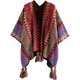 thumbnail image 4 of Cárdigan de punto informal para mujer, capa de abrigo, chal de moda, Poncho, abrigos elegantes, suéter de invierno, 4 of 4