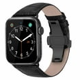 thumbnail image 2 of LEIXIUER Leather strap Compatible with Apple watch bands 45mm 44mm Ultra 49mm 42mm 41mm 40mm 38mm Men Women, Genuine Leather Butterfly buckle bands for iWatch Sereis 9 8 7 SE 6 5 4 3 2 1, 2 of 8