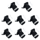 thumbnail image 1 of 8uds. Guantes calefactables eléctricos de medio dedo con carga USB para escalar senderismo (masculino) Negro, 1 of 2
