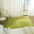 thumbnail image 5 of Arogan Super Soft Fluffy Area Rug For Living Room, Shaggy Carpet For Bedroom Nursery Room, 4'x5.3',Green, 5 of 6