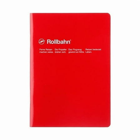 Delfonics Rollbahn Note Notebooks: 5-3/4 in. x 8-1/4 in. (Red) A5 notebook