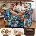 thumbnail image 5 of CHAQLIN Floral Print Chair Covers for Living Room, 2 Pcs Armchair Slipcover Spandex Chair Slip Cover Super fitted for Pet, 5 of 8