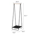 thumbnail image 7 of Yamazaki Home Coat Rack with Shelf, Black, Steel, Supports 24.2 pounds, 7 of 7