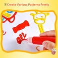 thumbnail image 6 of DLMCUH 6Pcs Popcorn Pens Puffy 3D Bubble Puffy Pens DIY Art Craft Pens Heat Expandable Raised Texture Markers for Classroom Projects Classroom Art Activities, 6 of 9