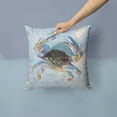 thumbnail image 2 of Carolines Treasures 8011PW1414 Blue Crab Fabric Decorative Pillow , 14Hx14W, multicolor, 2 of 4