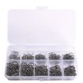 thumbnail image 1 of 400 Uds anzuelo de púas anzuelos de pesca de acero de alto carbono mar sin deformación equipo de pesca Ehuebsd Para Estrenar, 1 of 5