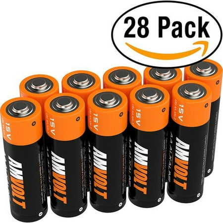 Best Value 28 Pack Alkaline AAA Batteries Ultra Power Premium LR3 1.5 Volt Non Rechargeable Triple A Batteries for Watches Clocks (Best Type Of Rechargeable Batteries)