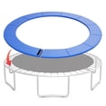 thumbnail image 1 of Gymax 12FT Trampoline Spring Cover w/Split Design Waterproof Surface EPE Foam Padding Blue, 1 of 10