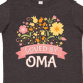 thumbnail image 4 of Inktastic Oma Loves Me Granddaughter for Girl Girls Toddler T-Shirt, 4 of 5