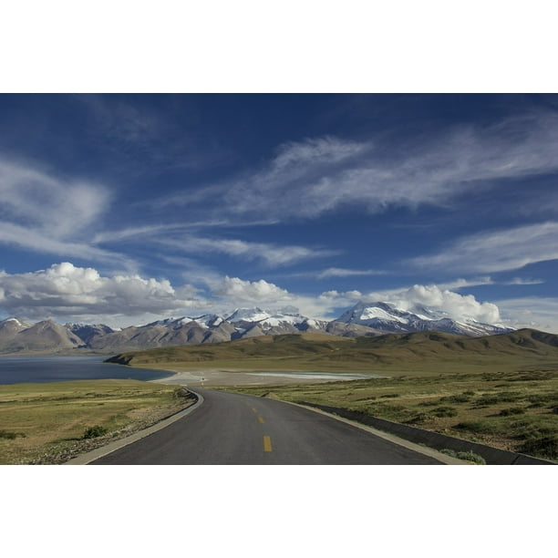 Distance Nature Travel Sky Road Winding Road 20 Inch By 30 Inch Laminated Poster With Bright Colors And Vivid Imagery Fits Perfectly In Many Attractive Frames Walmart Com Walmart Com walmart