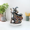 thumbnail image 5 of Qiweii Halloween Witch Figurine Halloween Decorations Tray Indoor Haunted House Spooky Witch Statues, Mini Figurines Home Decor Used for home, living room, bedroom, outdoor, indoor, balcony, 5 of 5
