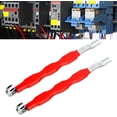 thumbnail image 3 of 2Pcs Electrical Terminal Connector Automotive Separator Removal Tool Disconnect Kits Universal Extraction Device Multi Functional for Car Auto Truck Most Vehicles System（Red）, 3 of 7