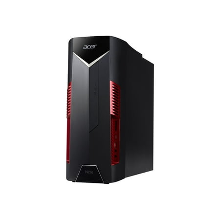 Acer Nitro 50 N50-600 - Tower - Core i7 8700 / 3.2 GHz - RAM 8 GB - HDD 1 TB - DVD-Writer - Radeon RX 580X - GigE, 802.11ac Wave 2 - WLAN: 802.11a/b/g/n/ac Wave 2, Bluetooth 5.0 - Win 10 Home 64-bit - monitor: none