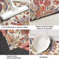 thumbnail image 3 of Beige Floral and Paisley Pattern Kitchen Rug Mat,Kitchen Runner Rugs Non Skid Washable,Decorative Kitchen Floor Mats for Kitchen,Sink,Laundry,17"X47", 3 of 5