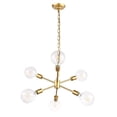 thumbnail image 5 of Nolan 6 light Brass pendant, 5 of 5