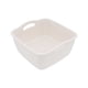 thumbnail image 5 of Cesta de lavado de verduras de doble capa, cesta de drenaje resistente para almacenamiento de mezclas de cocina Blanco L, 5 of 9