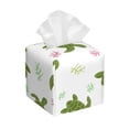 thumbnail image 1 of Balery Cute Turtle Porta Pañuelos de Cuero con Estampado – Funda Moderna Cuadrada para Caja de Pañuelos, Dispensador 5x5x5'', 1 of 7