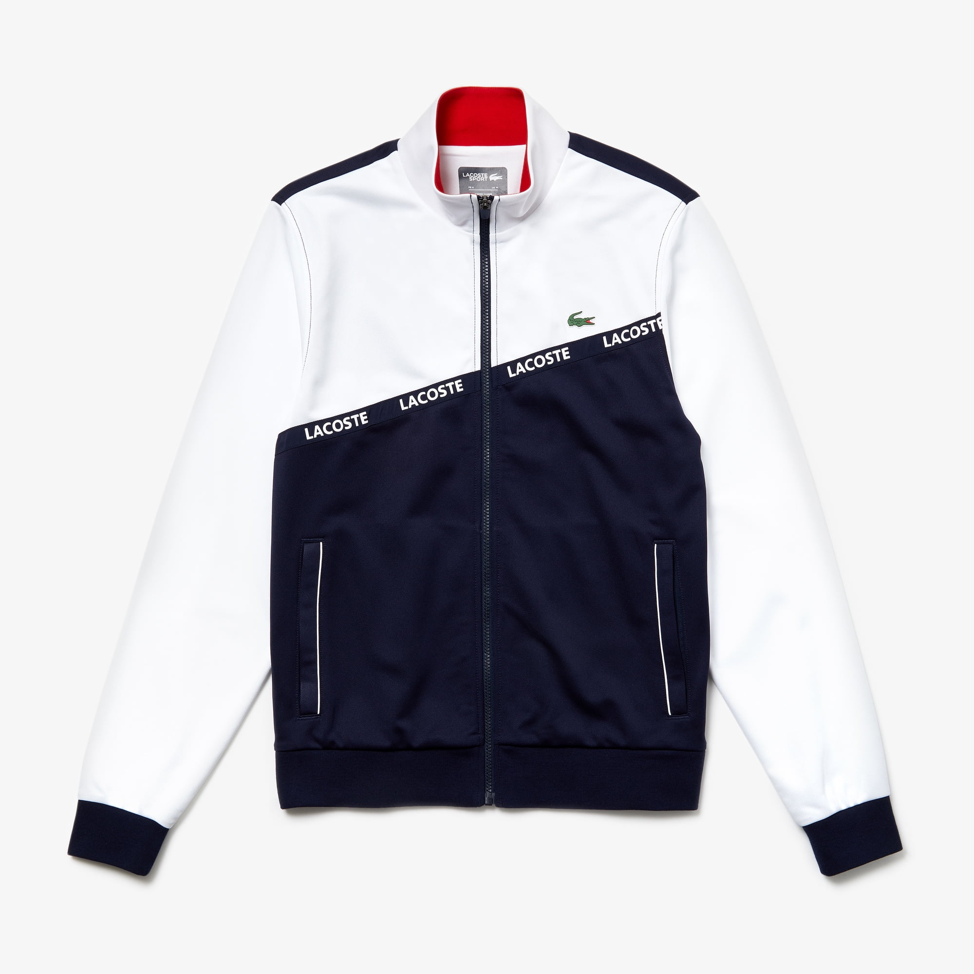 lacoste gilet zippé