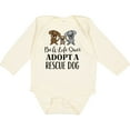 thumbnail image 3 of Inktastic Adopt a Rescue Dog Pet Boys or Girls Long Sleeve Baby Bodysuit, 3 of 5