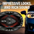thumbnail image 3 of BOSS Audio Systems CH6930 Chaos Series 6 x 9 inch Car Door Speakers - 400 Watts Max (per pair), Coaxial, 3 Way, Full Range, 4 Ohms, Sold in Pairs, Bocinas Para Carro, 3 of 12
