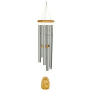 Woodstock Wind Chimes Signature Collection, Chimes of Partch, 36'' Silver Wind Chime PWS