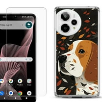 Phone Case for Cricket Icon Plus 2026, with Screen Protector, by OneToughShield - Beagle