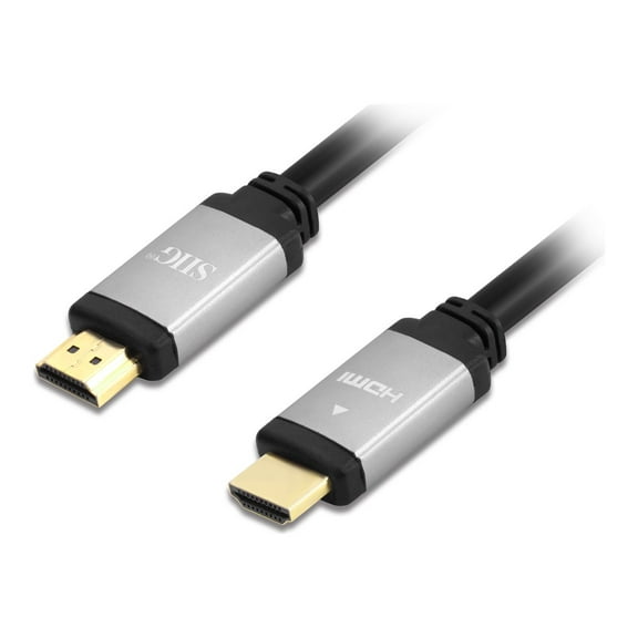 SIIG CB-H21111-S1 16 ft. Black Ultra High Speed HDMI Cable Male to Male