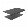 thumbnail image 2 of Placa de Refuerzo de Montaje de Monitor Placa de Soporte de Acero para Vidrio Delgado y Otras Superficies de Mesa FráGiles para la MayoríA de los Soportes de Monitor, 2 of 7