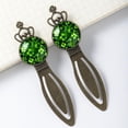 thumbnail image 3 of St. Patrick's Day Elegant Vintage Copper Crown-Shaped Bookmarks Set of 2, Stainless Steel Book Accessories for Reading Enthusiasts, 3 of 5