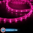thumbnail image 5 of Russell Decor LED Rope Lights connectable 30'-200' Festival Holiday Party Seasonal Christmas Decoration 30ft - 200ft Lighting Pink (100 Feet), 5 of 9