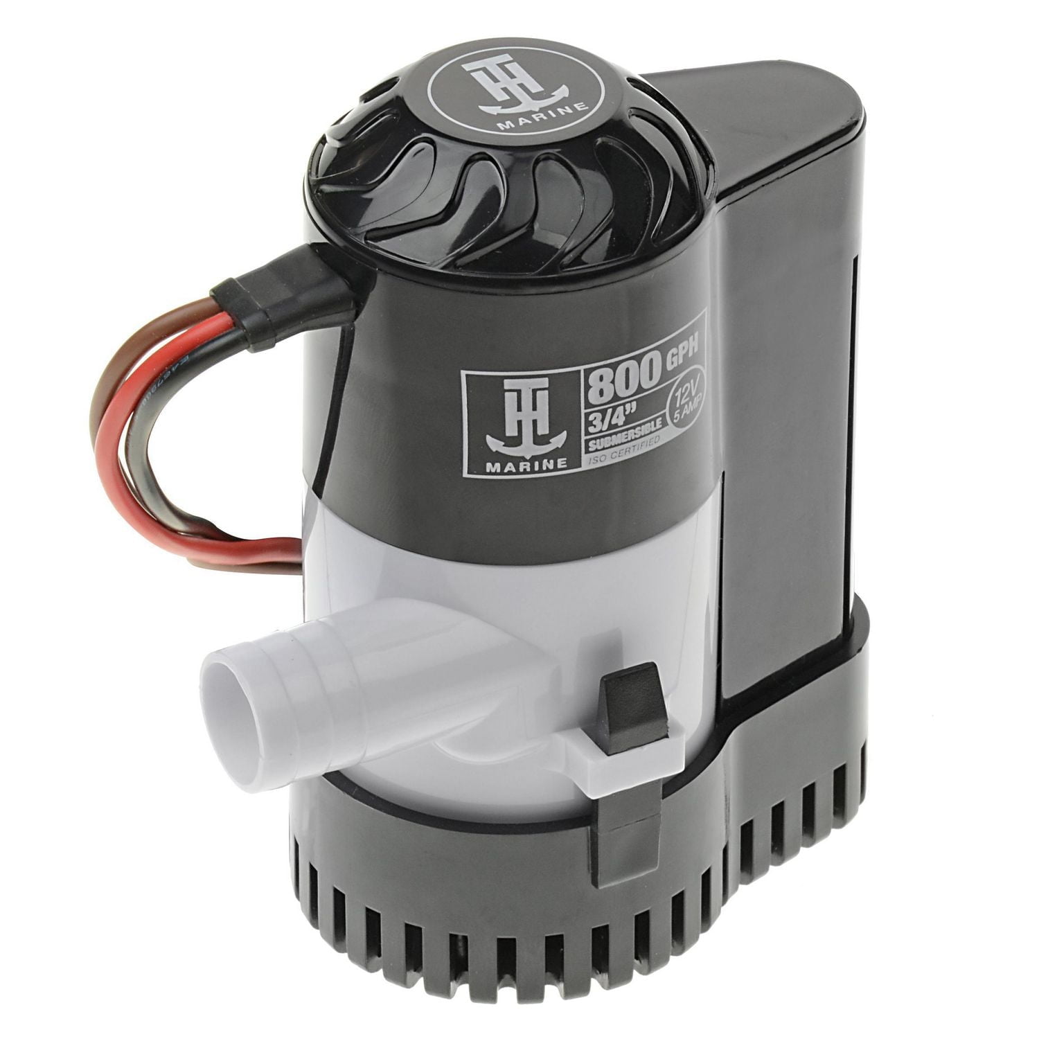 Blue Dog Marine 800 GPH Boat Bilge Pump 12V, Fully Automatic Submersible Bilge Water Pump Auto with Float Switch, All-in-one Marine Bilge Pump