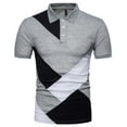 thumbnail image 2 of IROINNID Men's Stylish Stripe Printed Lapel Short Sleeve Hawaiian Style Blouse, 2 of 6