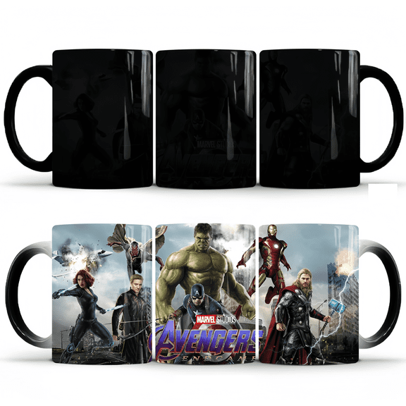 Anime Changing Coffee Mug Heat-Sensitive Reactive Ceramic Cup Coffee Mug