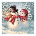 thumbnail image 2 of Cuadros Decorativos Bordado completo Navidad muñeco de nieve 3 hilos 11CT impreso punto de cruz algodón Kit DQrwqpou Nuevos Originales, 2 of 9