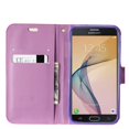 thumbnail image 4 of for Samsung Galaxy J7 2017 J7SkyPro J730 Perx J727 Case Phone Case Hybrid Diamond Bling Wallet Kickstand Pouch Screen Flip Cover Purple, 4 of 4