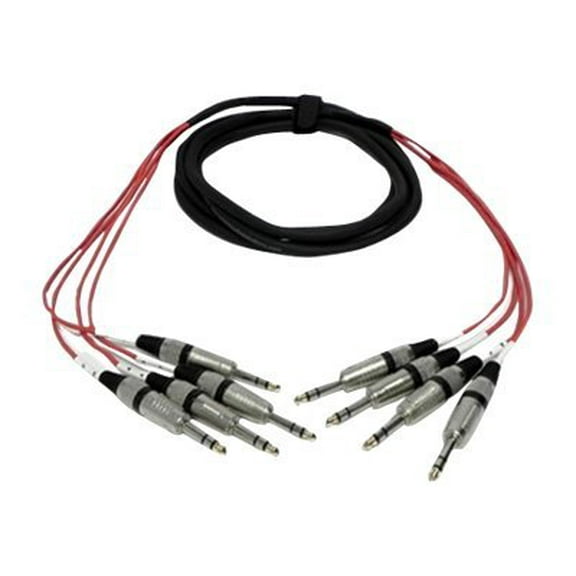 Seismic Audio SASRT-4x10 - Audio cable - stereo jack male to stereo jack male - 3 m