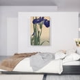 thumbnail image 2 of ARTCANVAS Blue Iris Canvas Art Print by Ohara Koson - Size: 40" x 26" (1.50" Deep), 2 of 9
