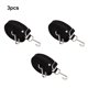 thumbnail image 3 of Ganchos para correa de equipaje Speravity paquete de 3 negro, 3 of 6