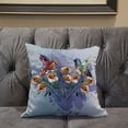 thumbnail image 5 of Amrita Sen Hummingbird Love Throw Pillow in Muted Mint Yellow Blue 16x16, 5 of 5