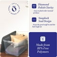 thumbnail image 3 of Homz 64 Qt Secure Latching Large Plastic Storage Bin w/ Gray Lid (4 Pack), 3 of 9