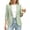 *Green, variant on ClodeEU Women's Single Button 3/4 Sleeve Blazer,Casual Lightweight Lapel Work Jacket Black,Women's Plus L