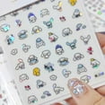1PCS New Cartoon Hello Kitty Stickers Sanrio Cinnamoroll Nail Stickers